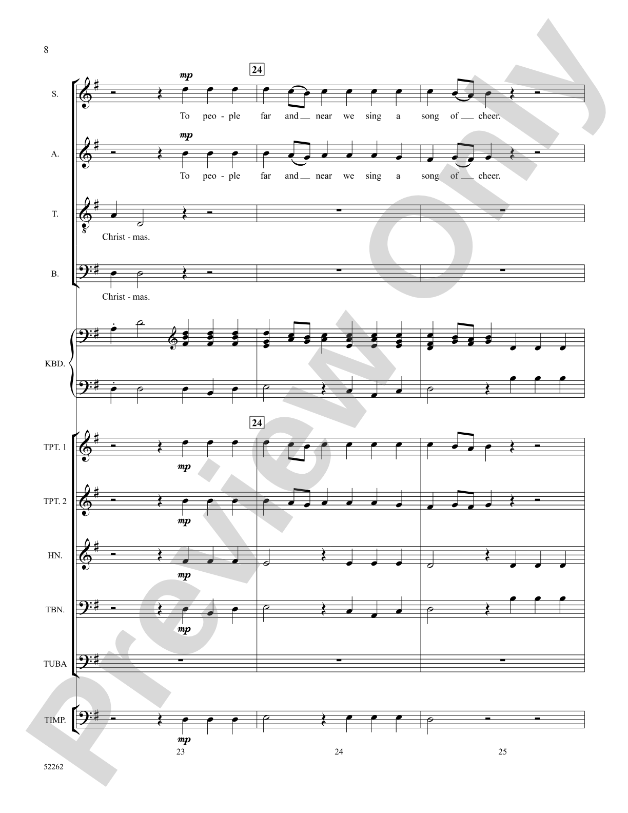 Christmas Hornpipe: Choral SoundPax Digital Download