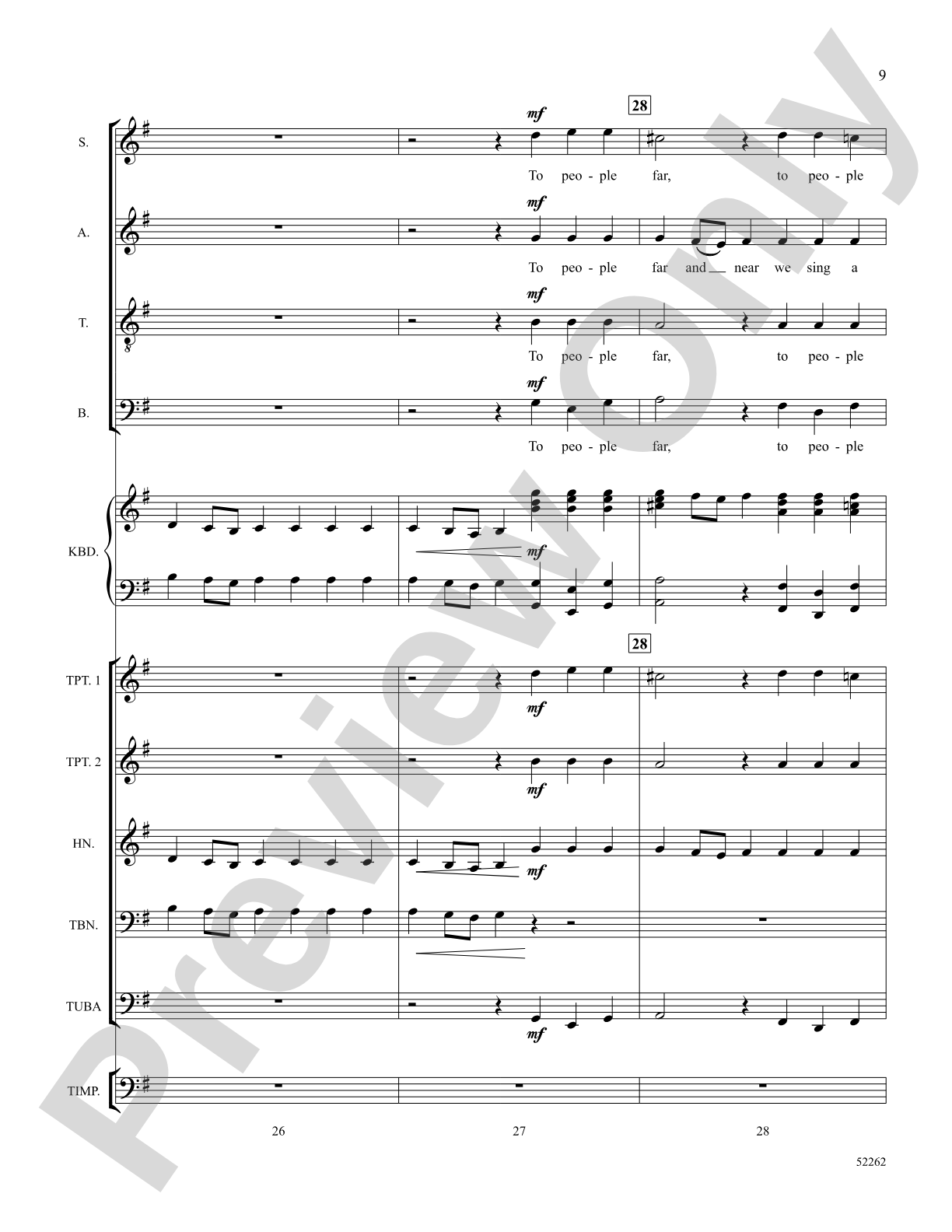 Christmas Hornpipe: Choral SoundPax Digital Download
