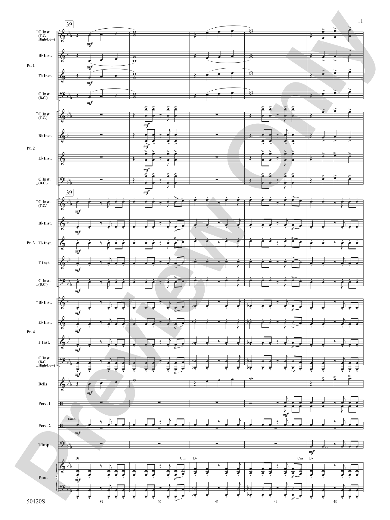 Call to the Heroes: Flexible Band/String Ensemble Score & Parts