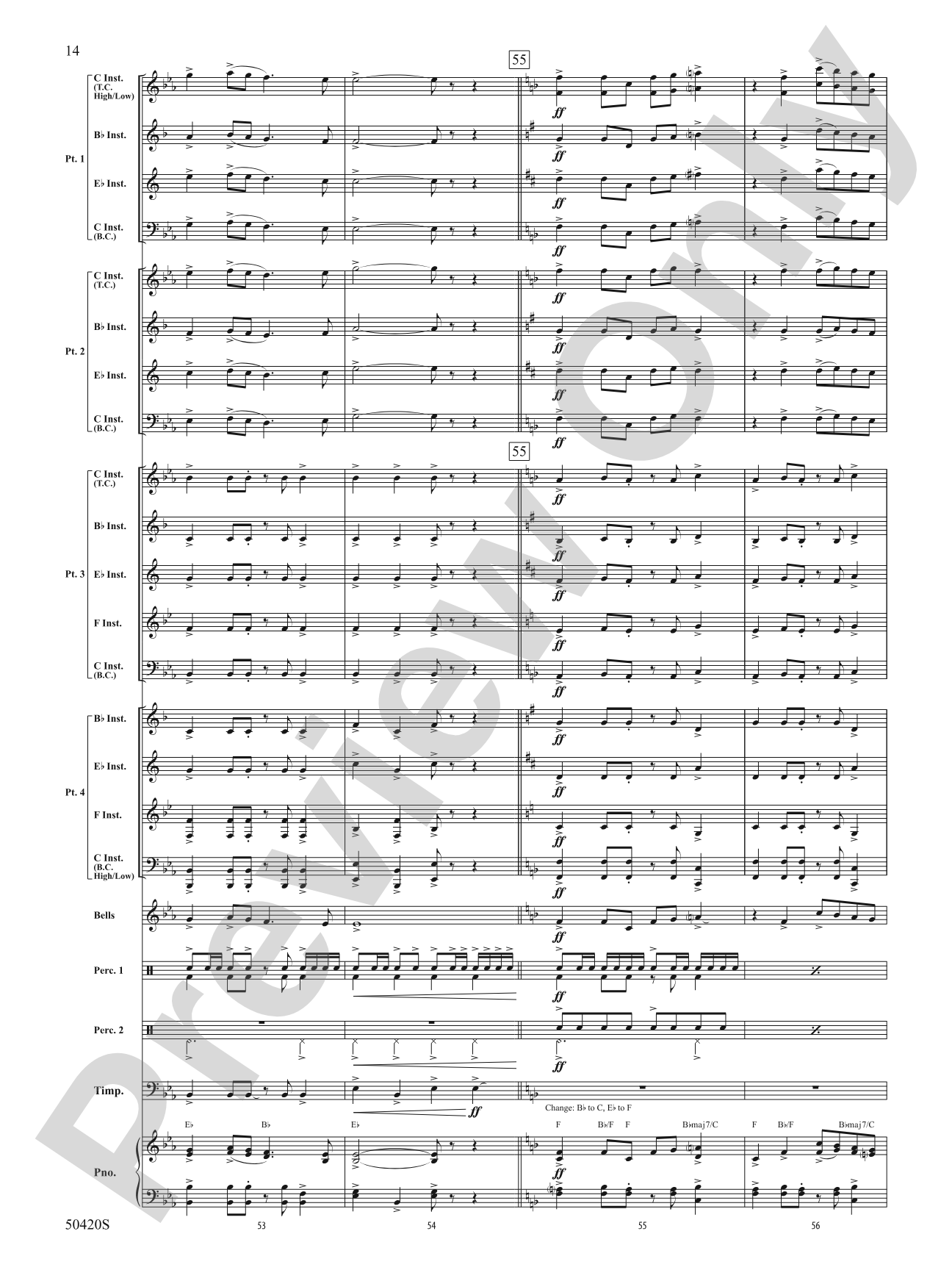 Call to the Heroes: Flexible Band/String Ensemble Score & Parts