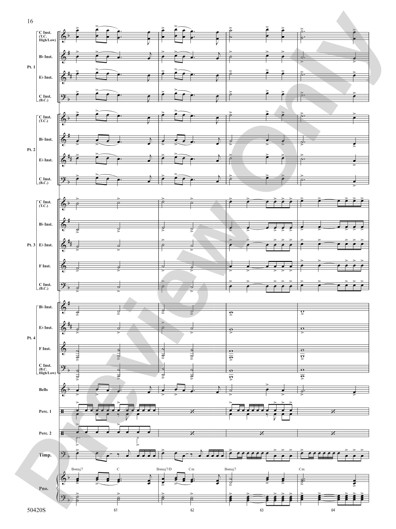 Call to the Heroes: Flexible Band/String Ensemble Score & Parts