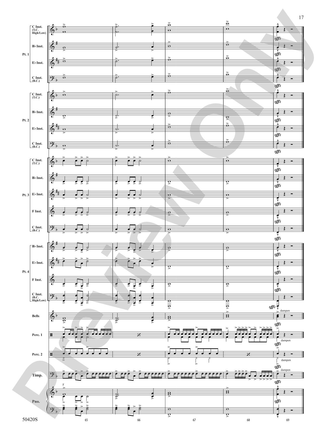 Call to the Heroes: Flexible Band/String Ensemble Score & Parts