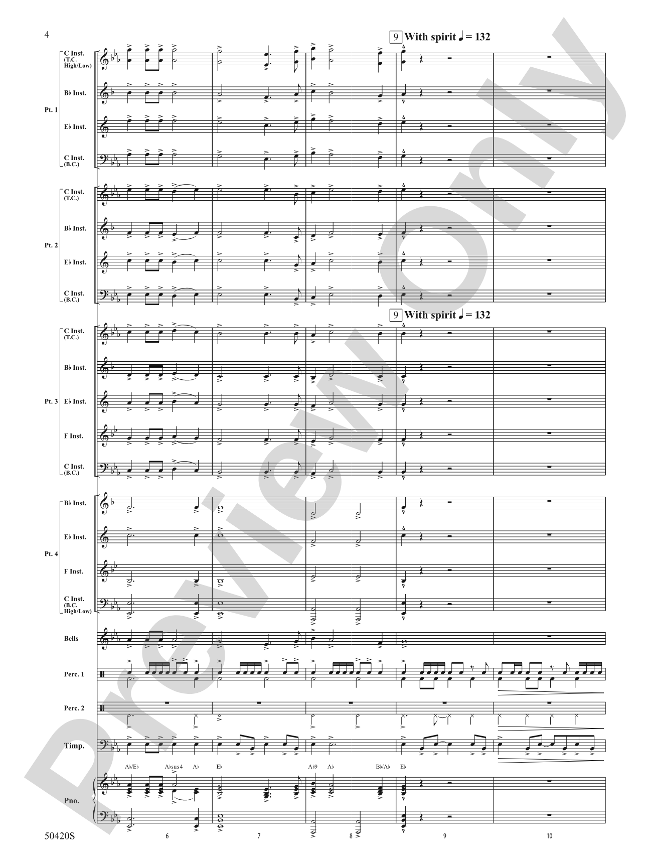Call to the Heroes: Flexible Band/String Ensemble Score & Parts