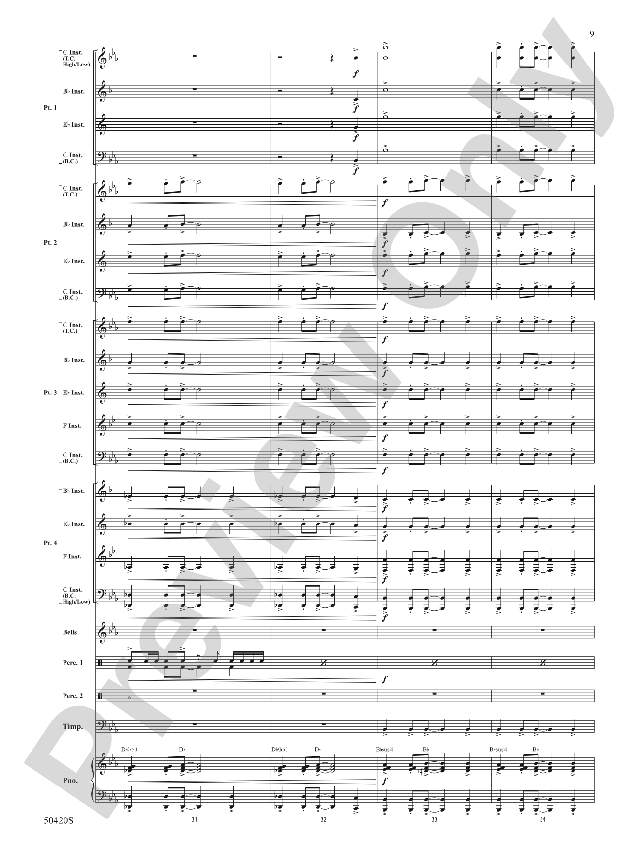 Call to the Heroes: Flexible Band/String Ensemble Score & Parts