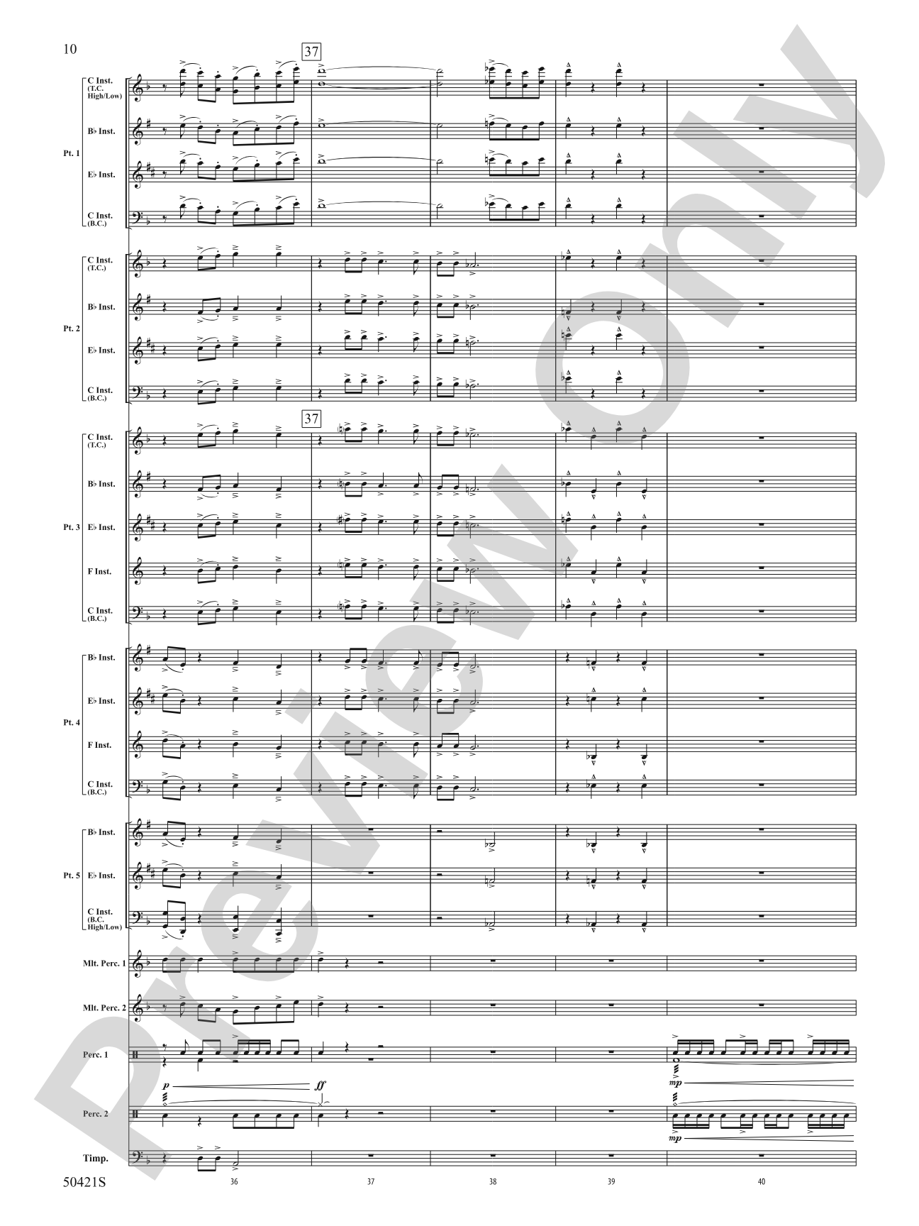 Rampage!: Flexible Band/String Ensemble Score & Parts