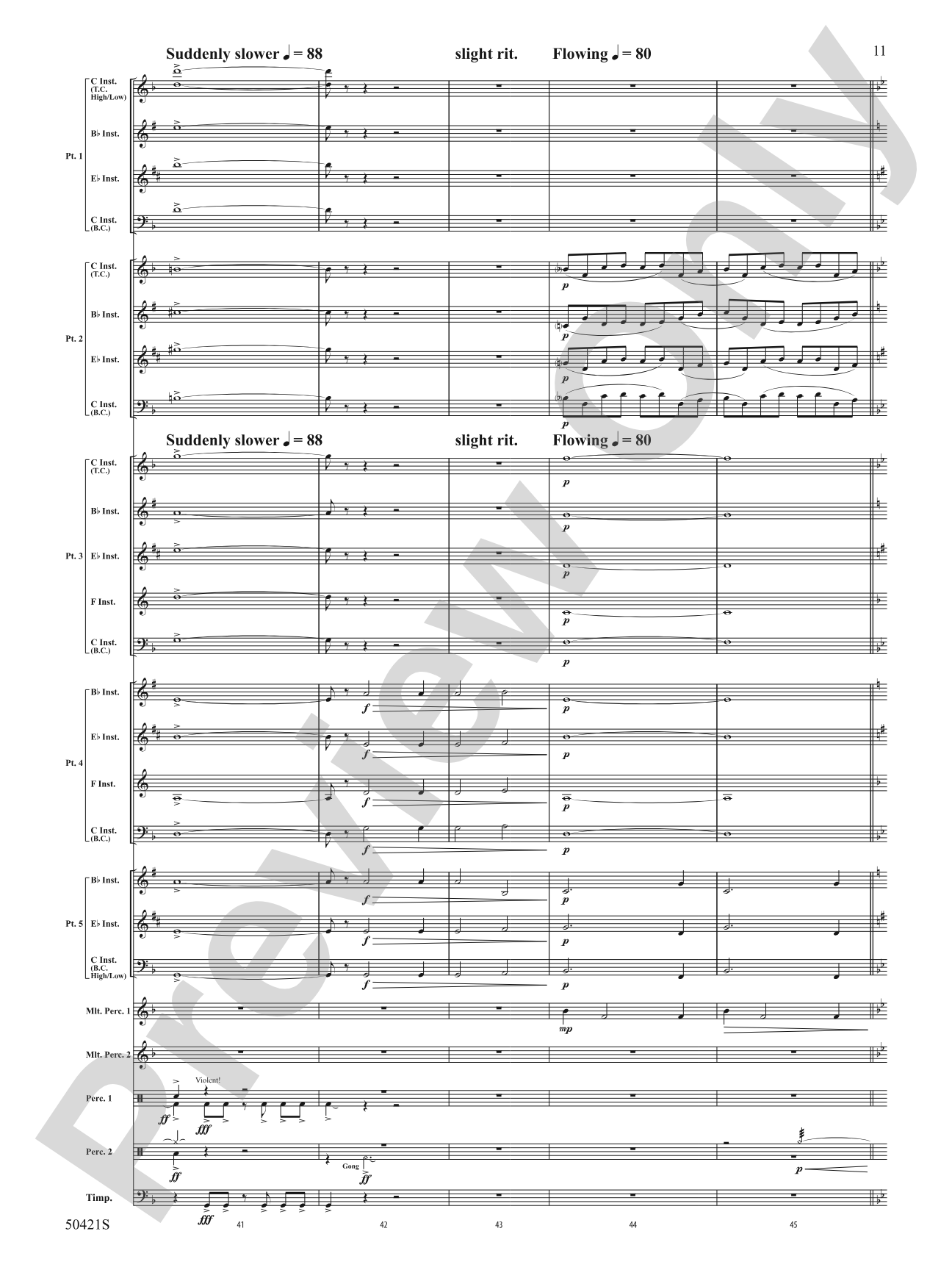 Rampage!: Flexible Band/String Ensemble Score & Parts