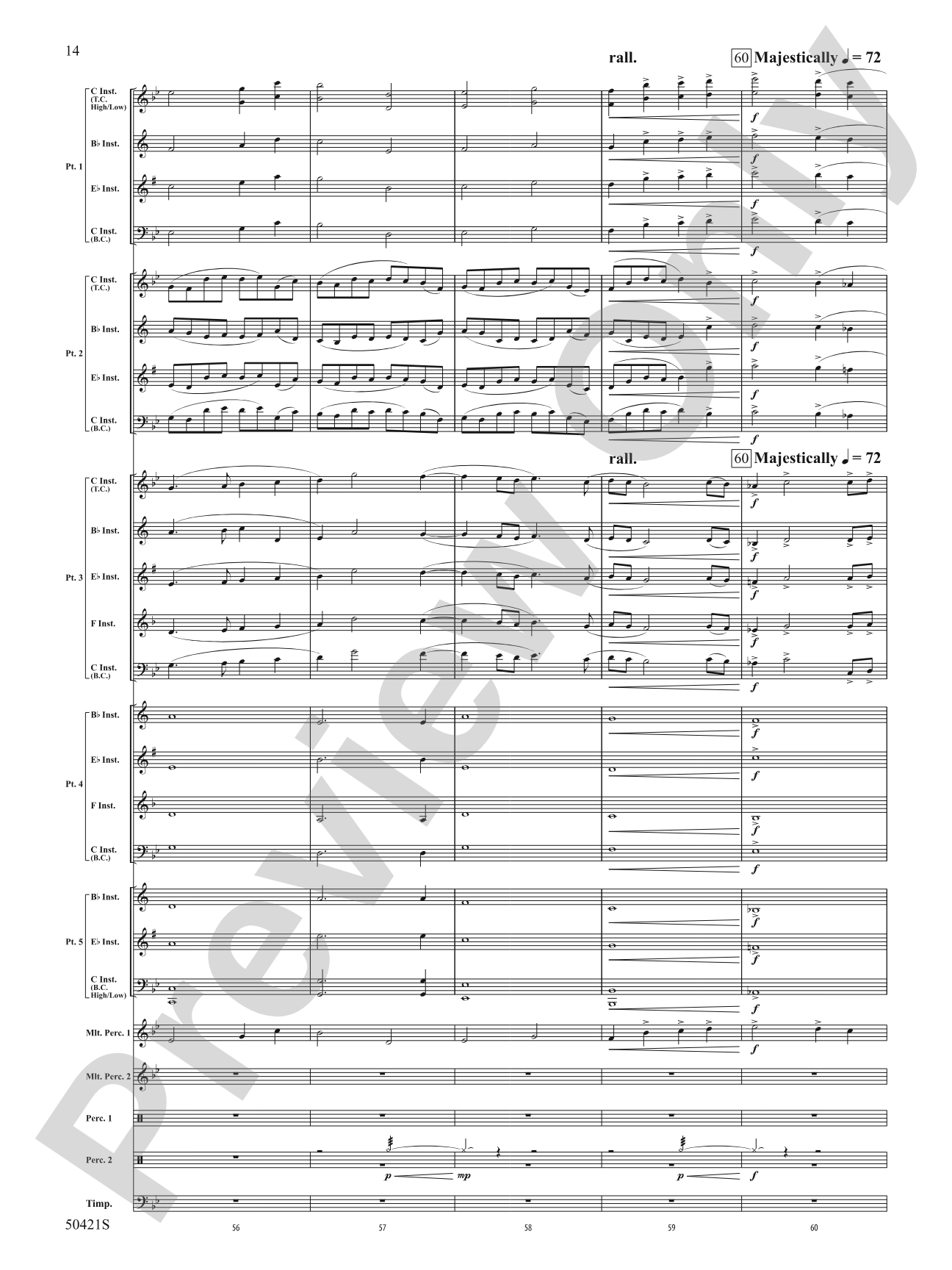 Rampage!: Flexible Band/String Ensemble Score & Parts