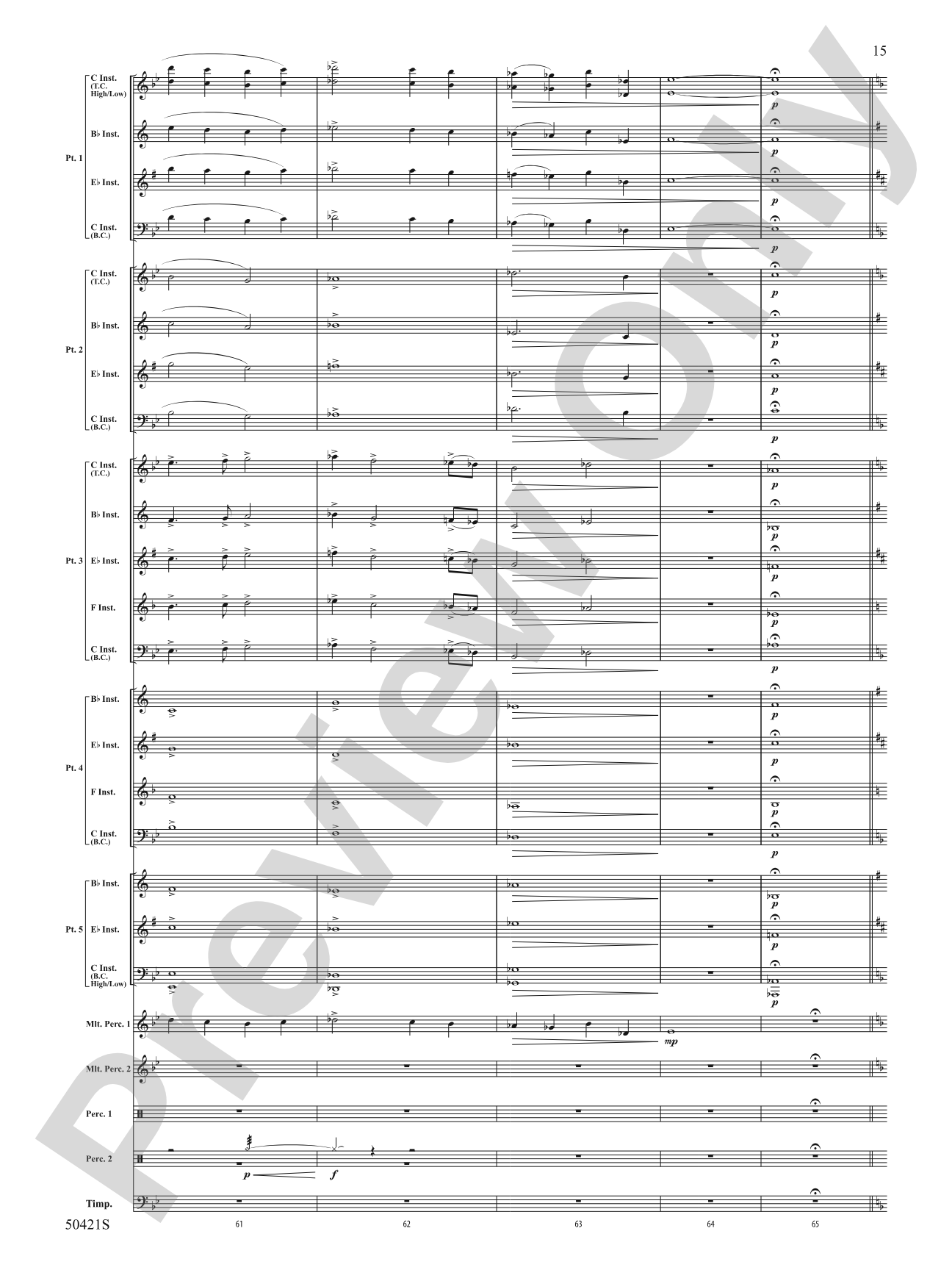 Rampage!: Flexible Band/String Ensemble Score & Parts