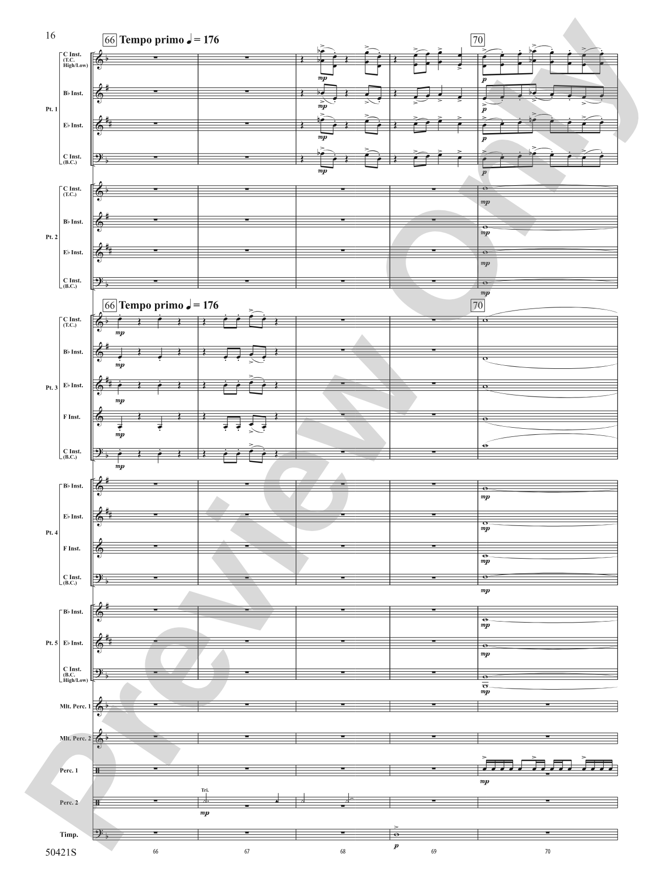 Rampage!: Flexible Band/String Ensemble Score & Parts