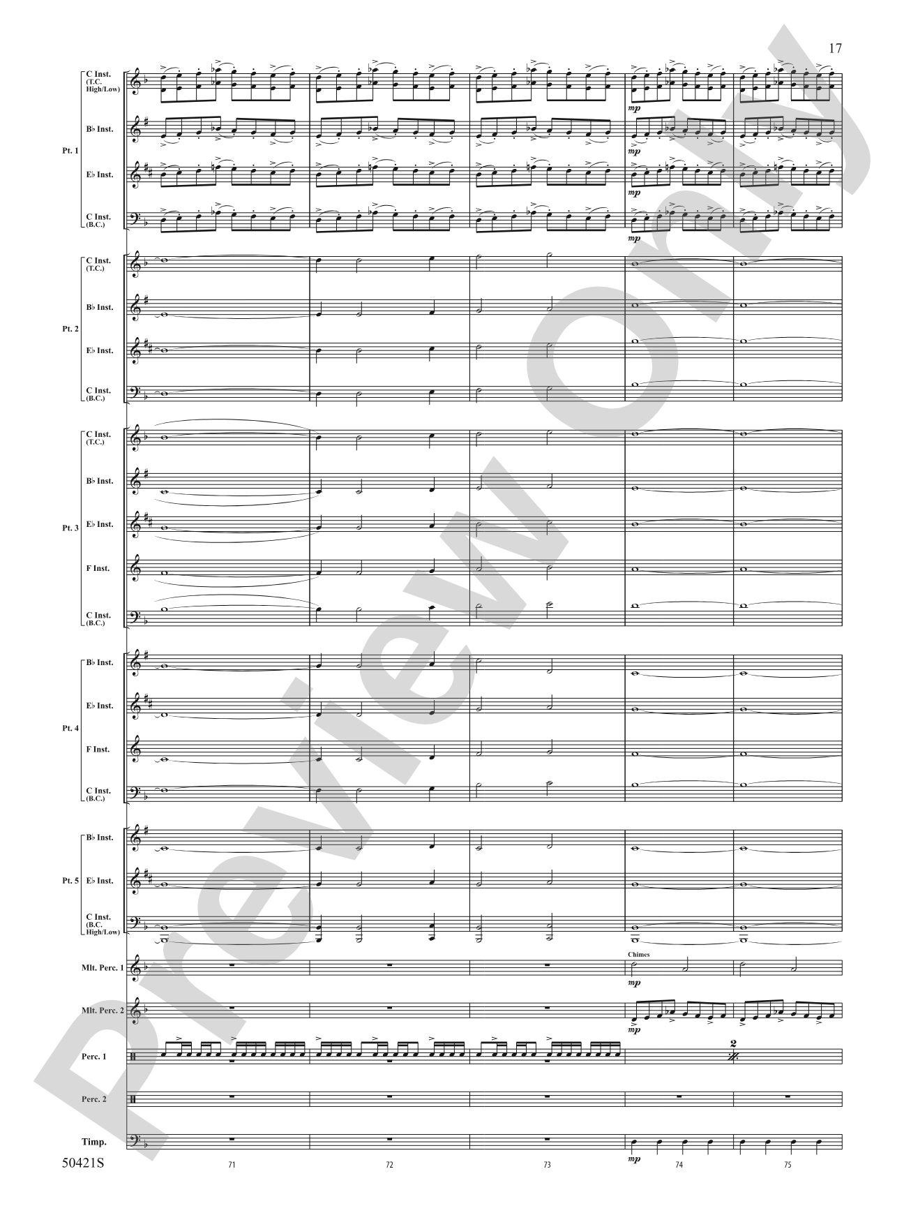 Rampage!: Flexible Band/String Ensemble Score & Parts