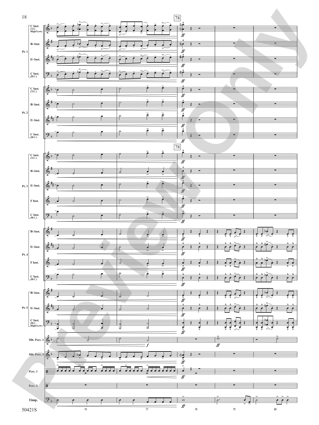 Rampage!: Flexible Band/String Ensemble Score & Parts