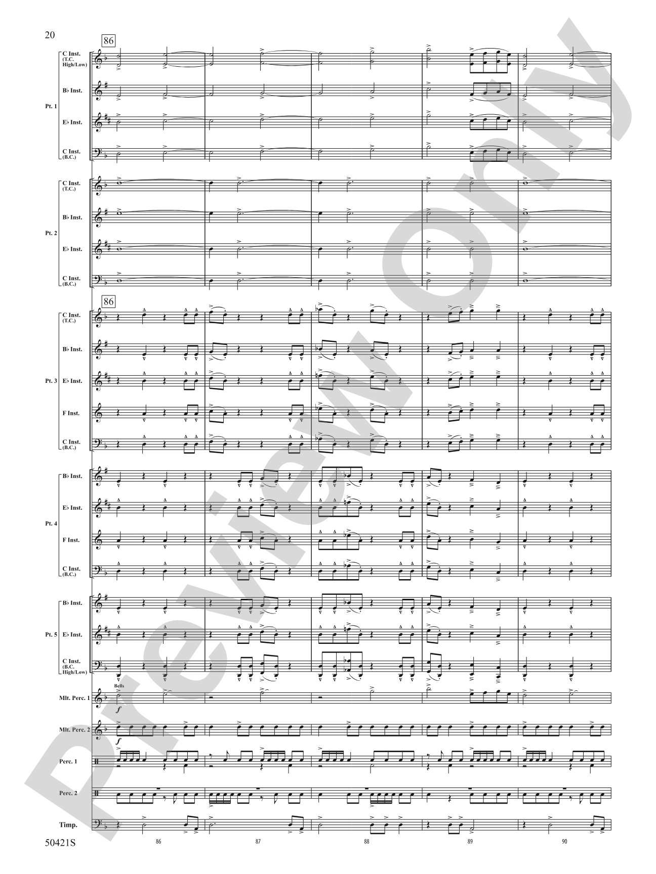 Rampage!: Flexible Band/String Ensemble Score & Parts