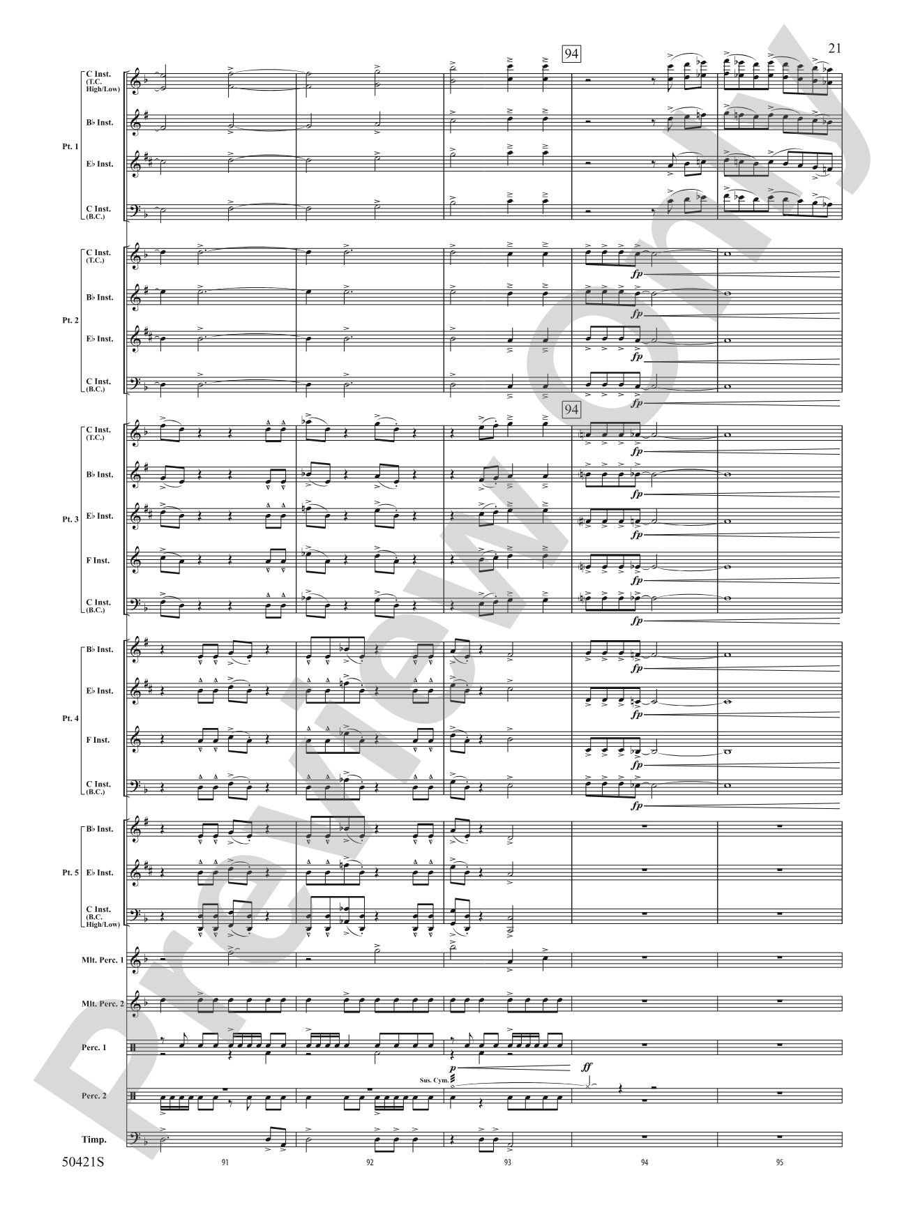 Rampage!: Flexible Band/String Ensemble Score & Parts
