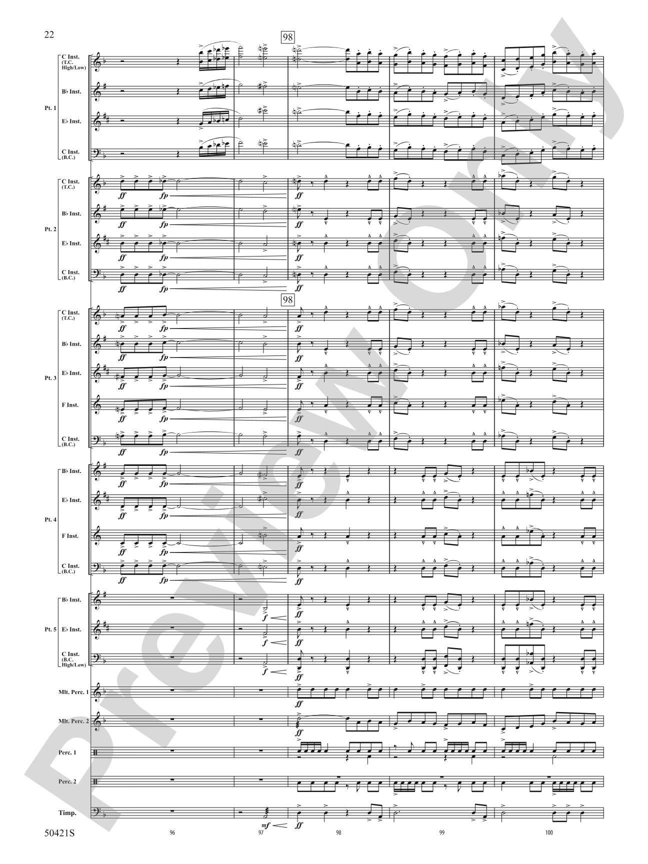Rampage!: Flexible Band/String Ensemble Score & Parts