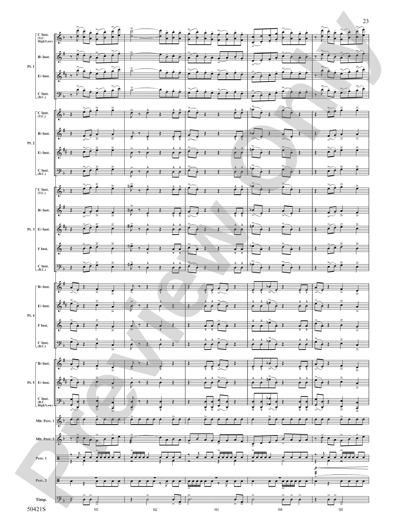 Rampage!: Flexible Band/String Ensemble Score & Parts