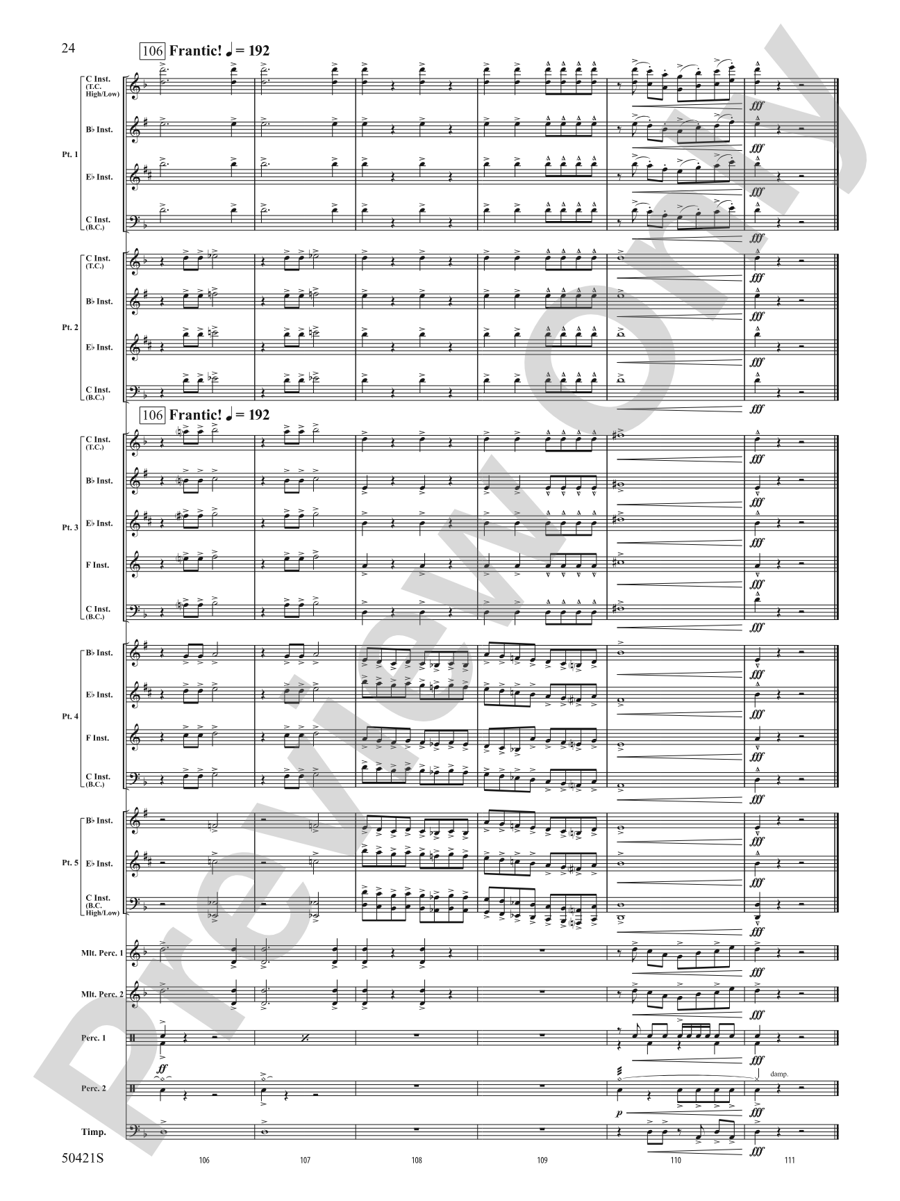 Rampage!: Flexible Band/String Ensemble Score & Parts