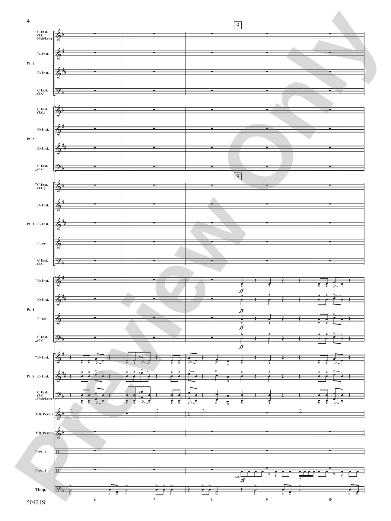 Rampage!: Flexible Band/String Ensemble Score & Parts