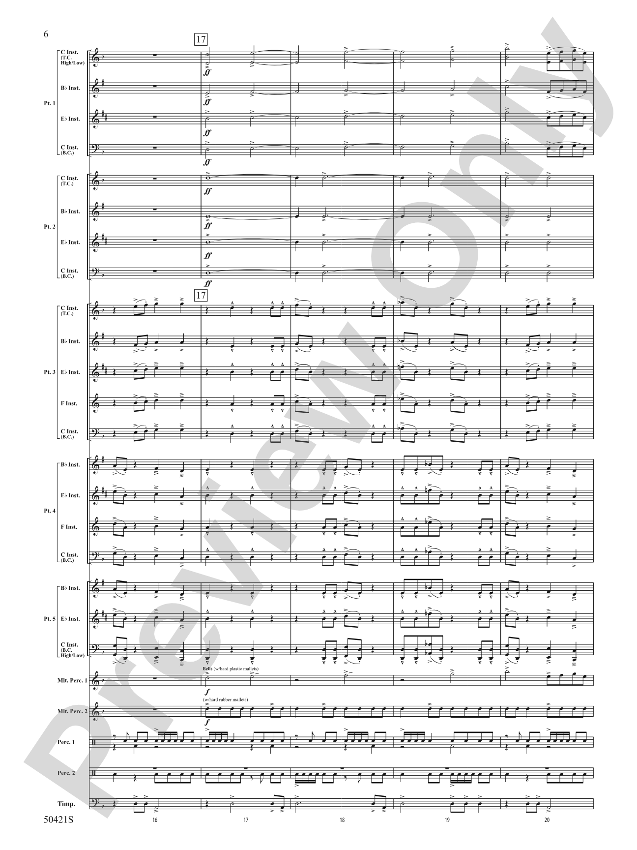 Rampage!: Flexible Band/String Ensemble Score & Parts