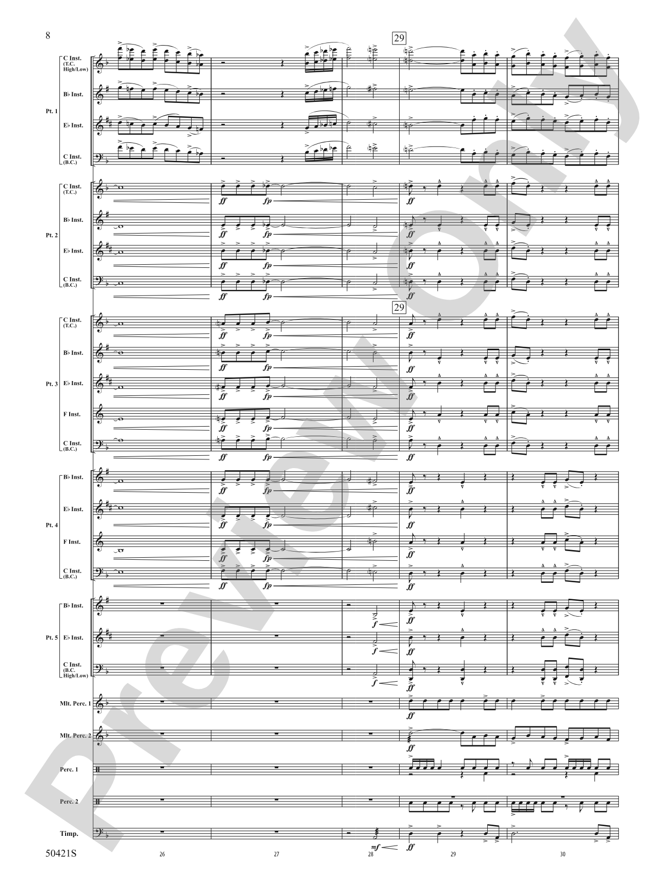 Rampage!: Flexible Band/String Ensemble Score & Parts