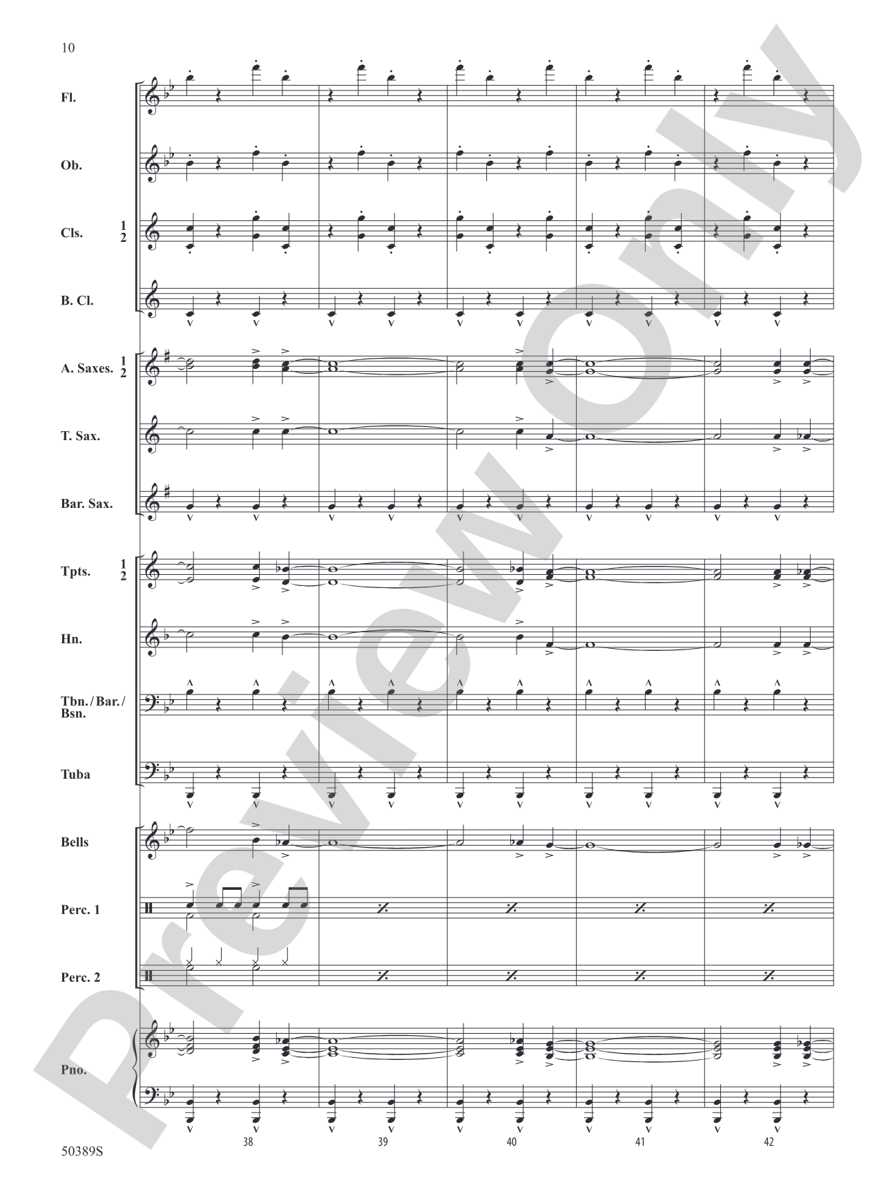 Bone-a-fied: Concert Band Conductor Score & Parts