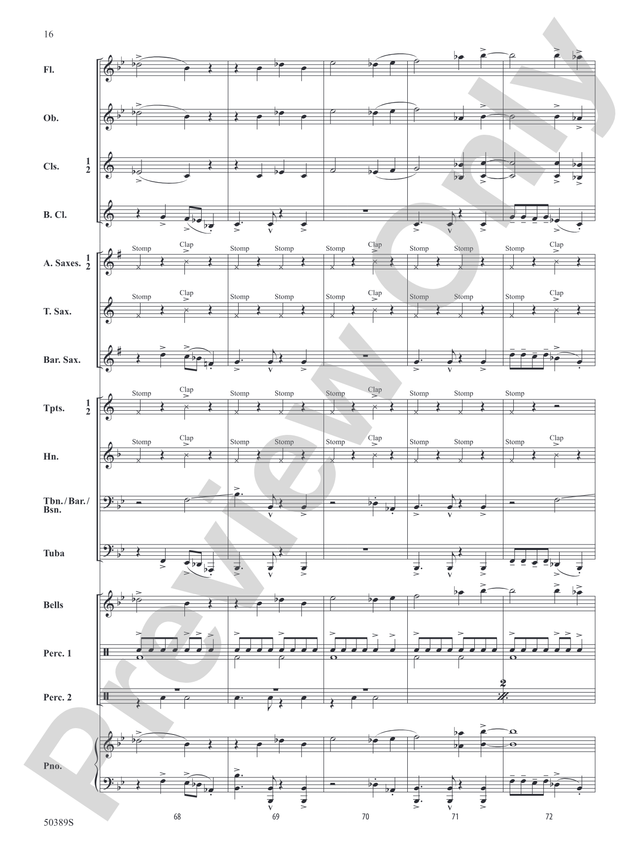 Bone-a-fied: Concert Band Conductor Score & Parts
