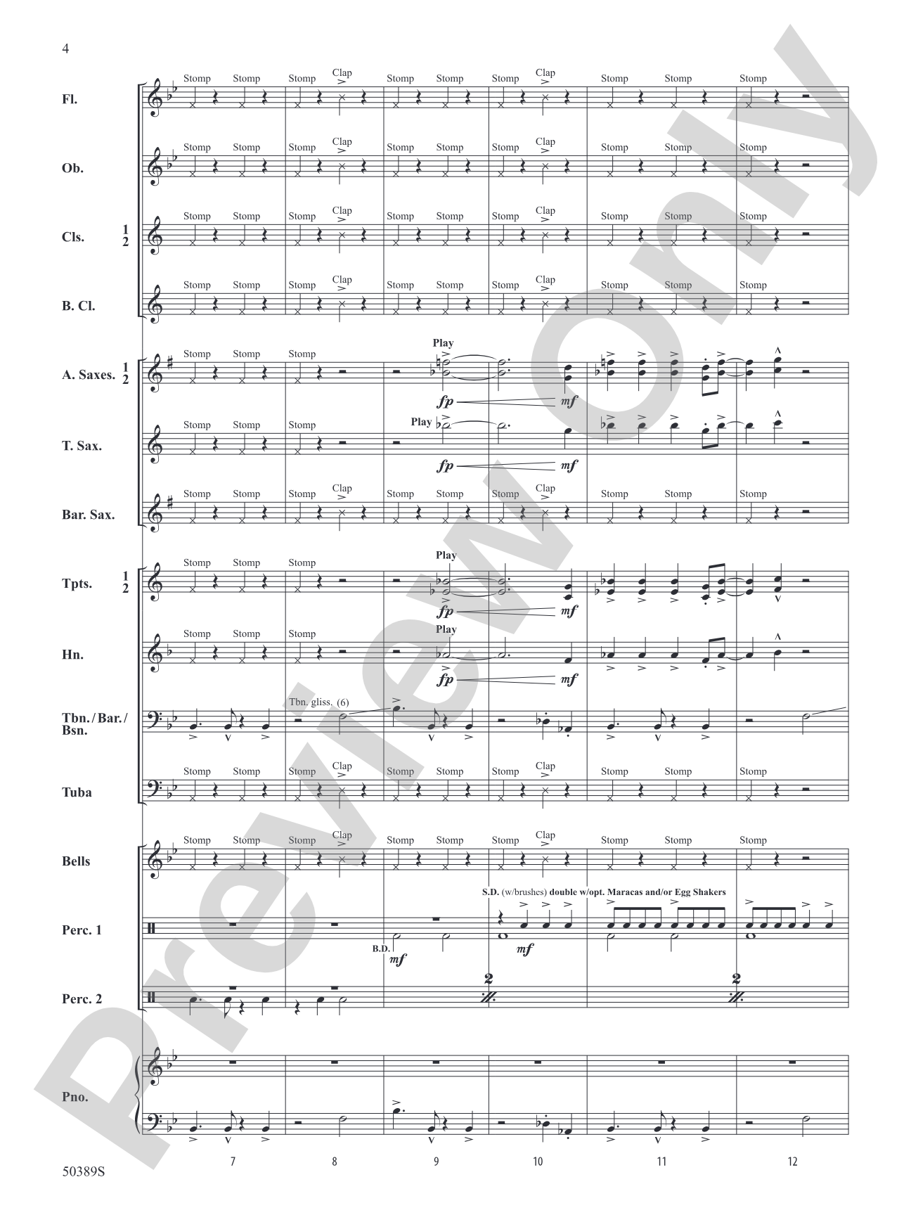 Bone-a-fied: Concert Band Conductor Score & Parts