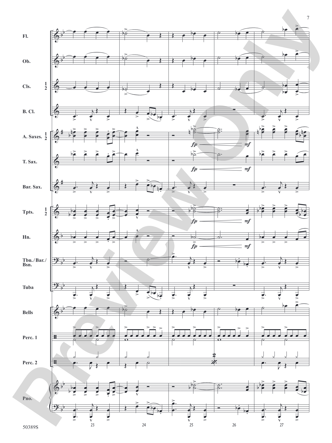 Bone-a-fied: Concert Band Conductor Score & Parts