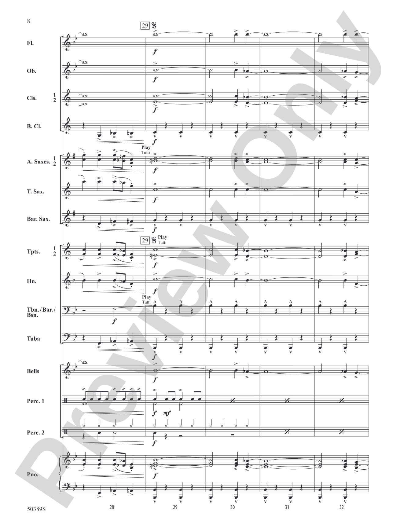Bone-a-fied: Concert Band Conductor Score & Parts