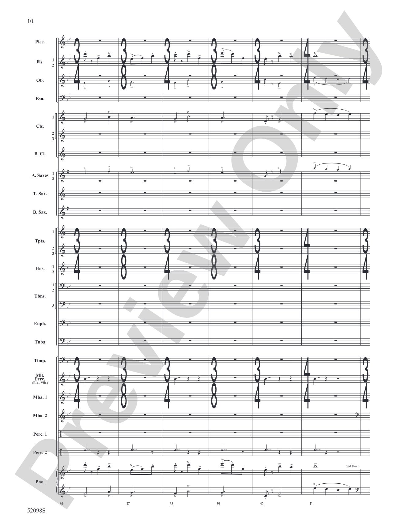Beyond the Distant Ridge: Concert Band Conductor Score & Parts