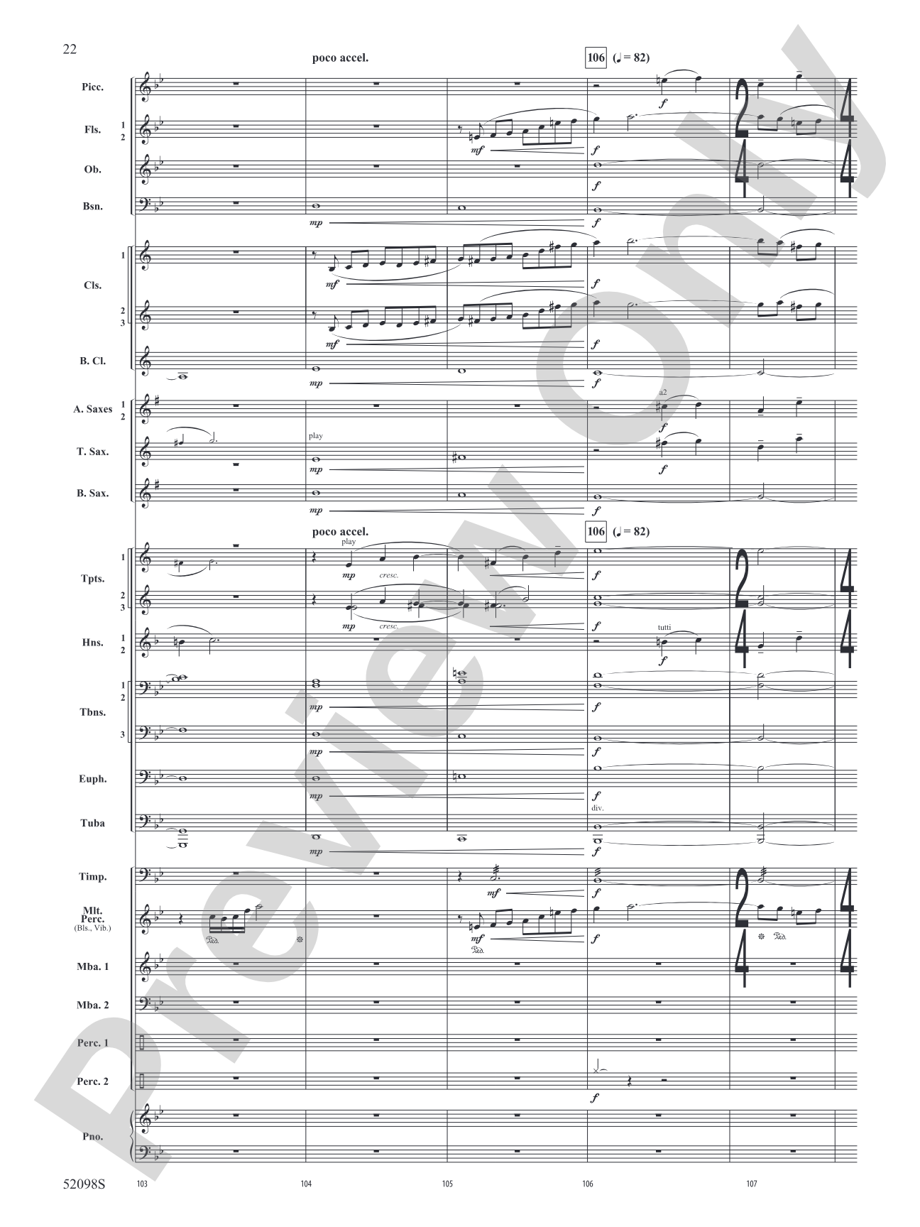 Beyond the Distant Ridge: Concert Band Conductor Score & Parts