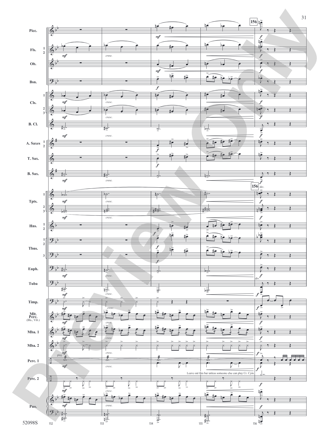 Beyond the Distant Ridge: Concert Band Conductor Score & Parts