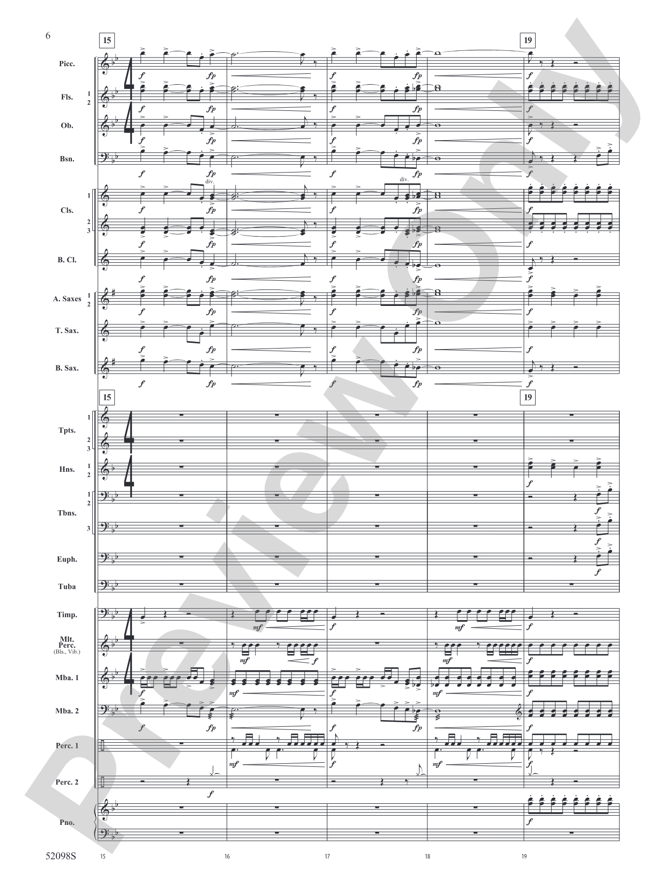 Beyond the Distant Ridge: Concert Band Conductor Score & Parts
