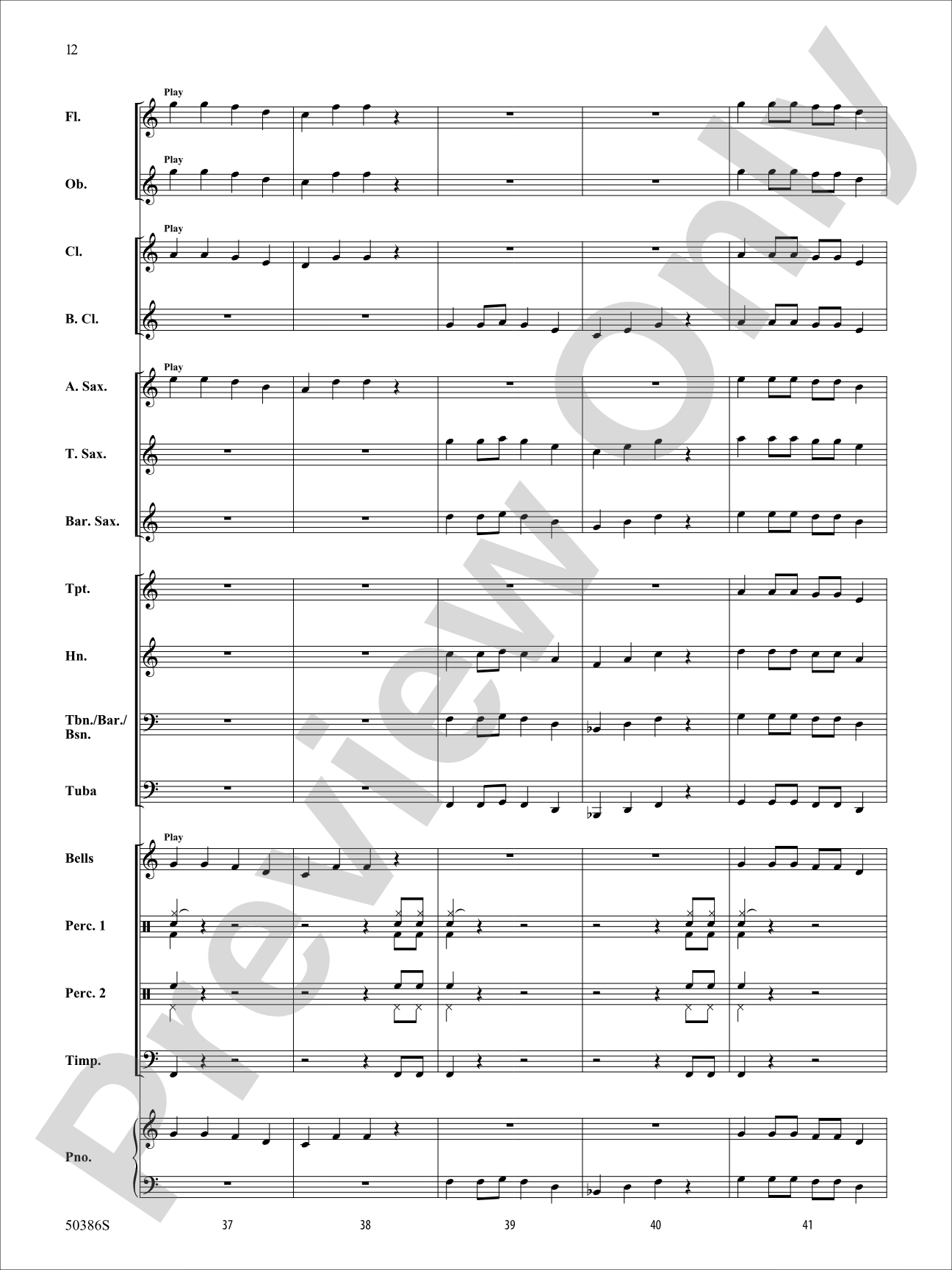 Santa's Rockin' Workshop: Concert Band Conductor Score & Parts