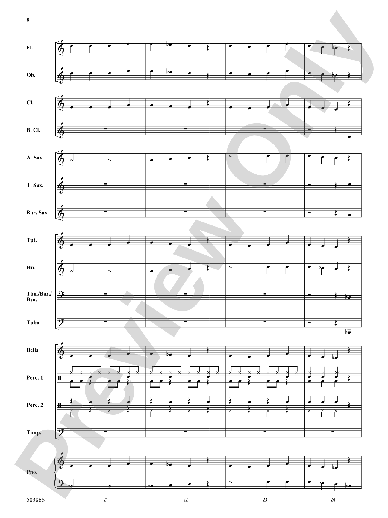 Santa's Rockin' Workshop: Concert Band Conductor Score & Parts