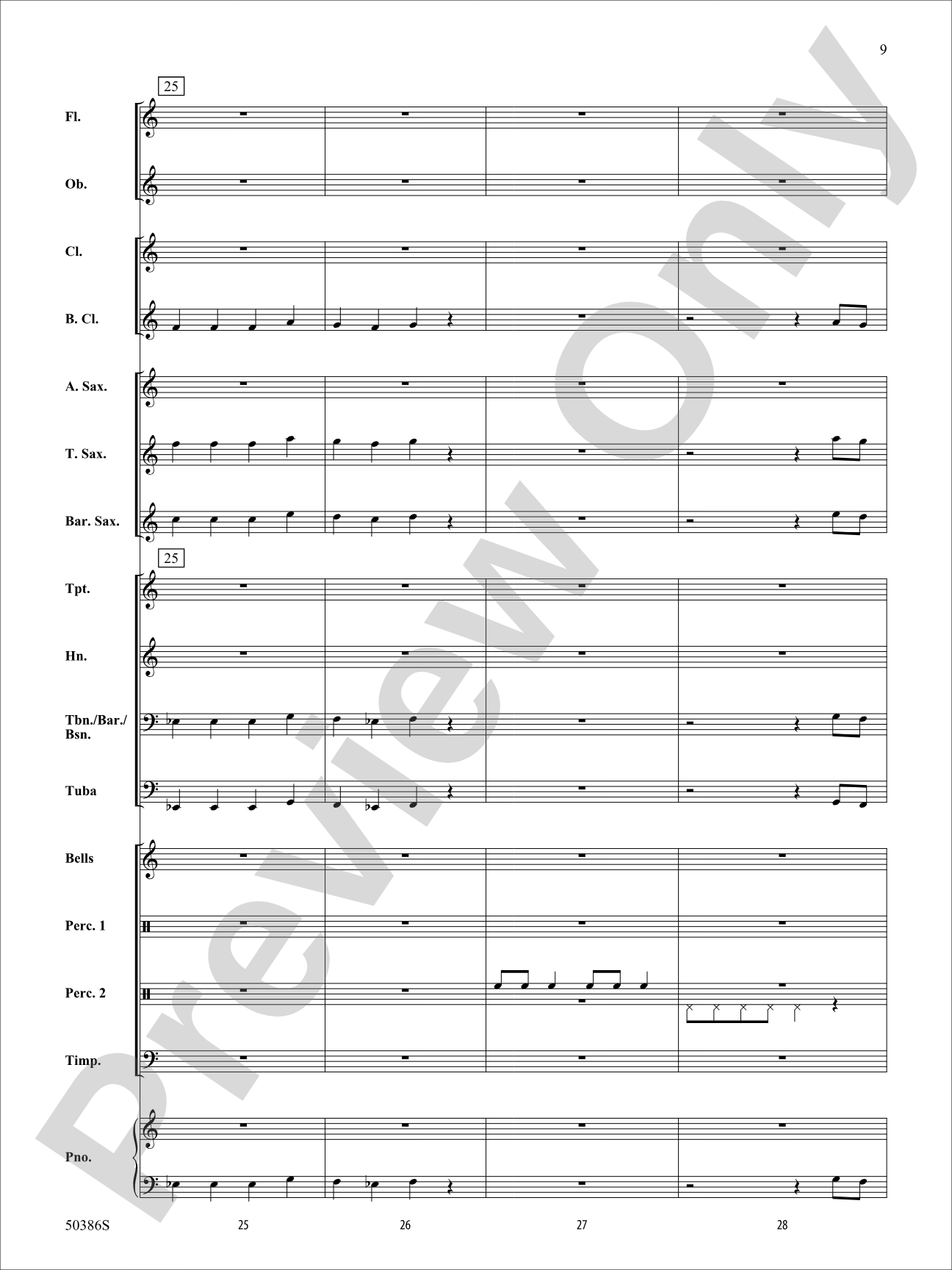 Santa's Rockin' Workshop: Concert Band Conductor Score & Parts