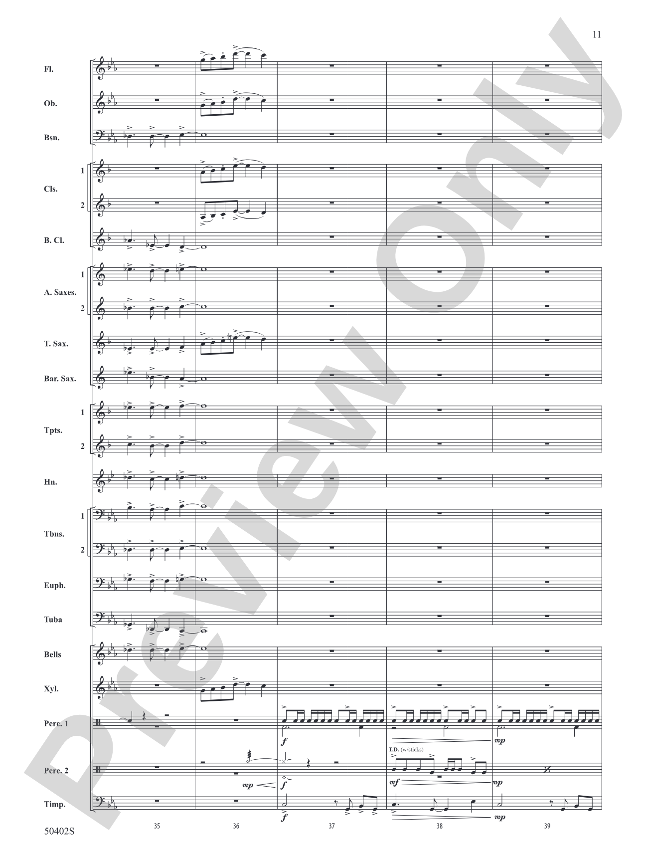 Up and Away: Concert Band Conductor Score & Parts