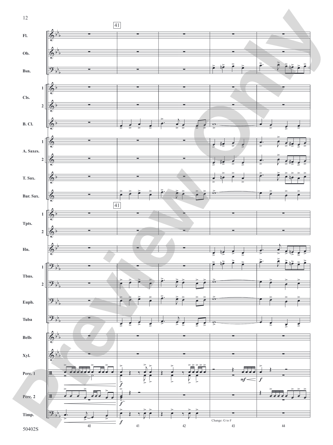 Up and Away: Concert Band Conductor Score & Parts