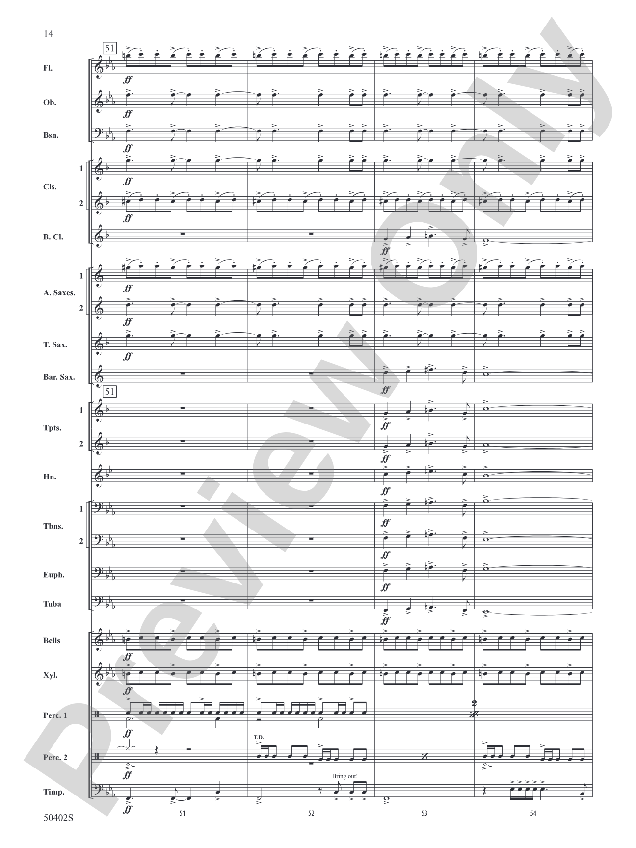 Up and Away: Concert Band Conductor Score & Parts