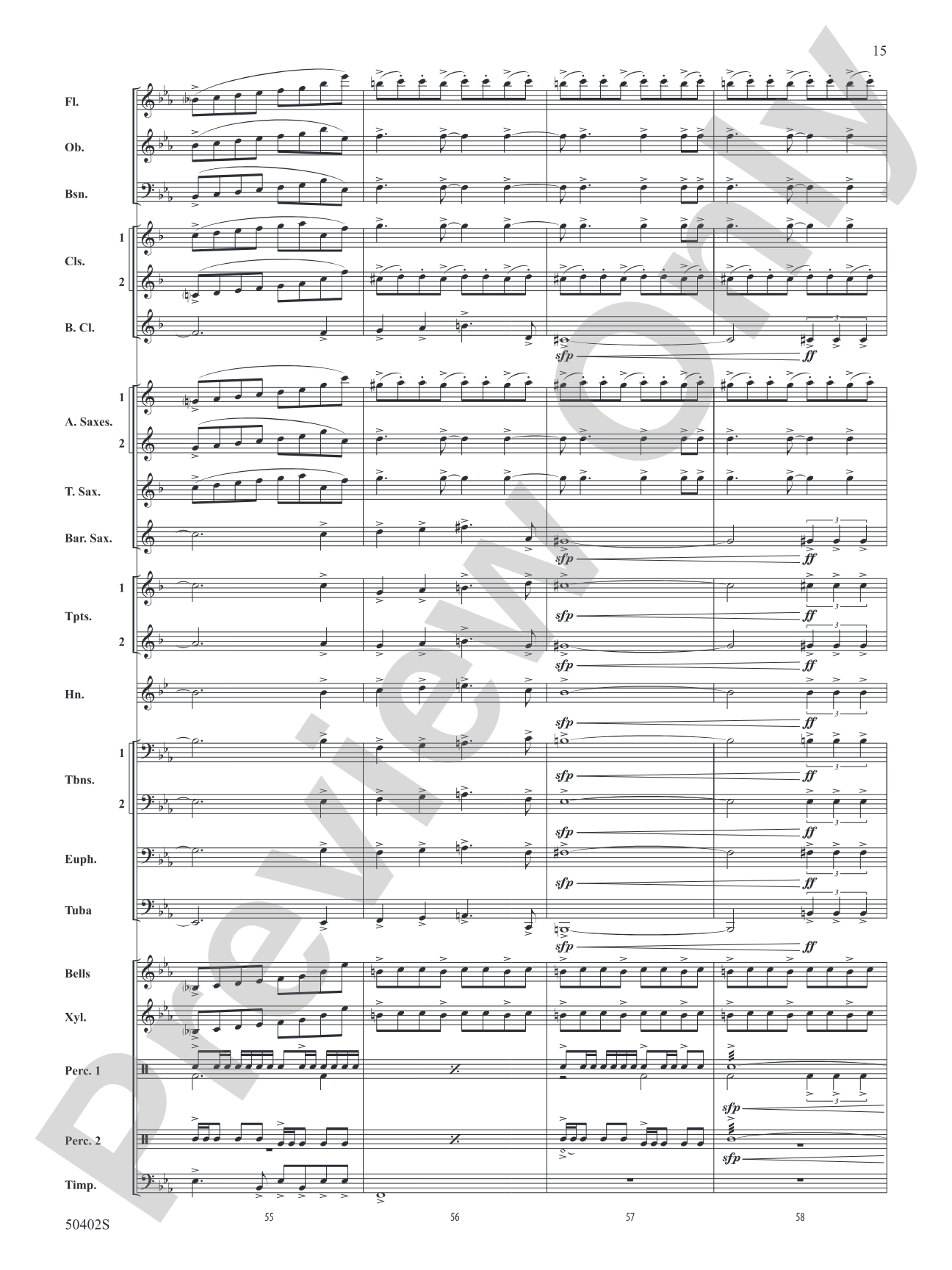 Up and Away: Concert Band Conductor Score & Parts