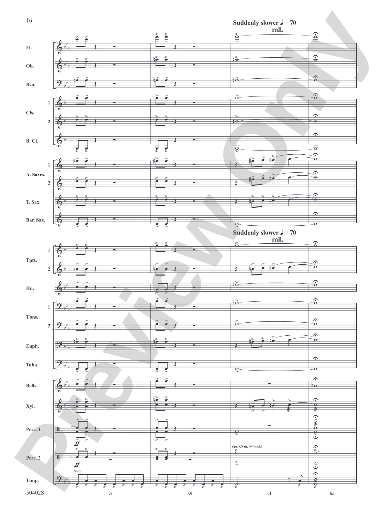 Up and Away: Concert Band Conductor Score & Parts