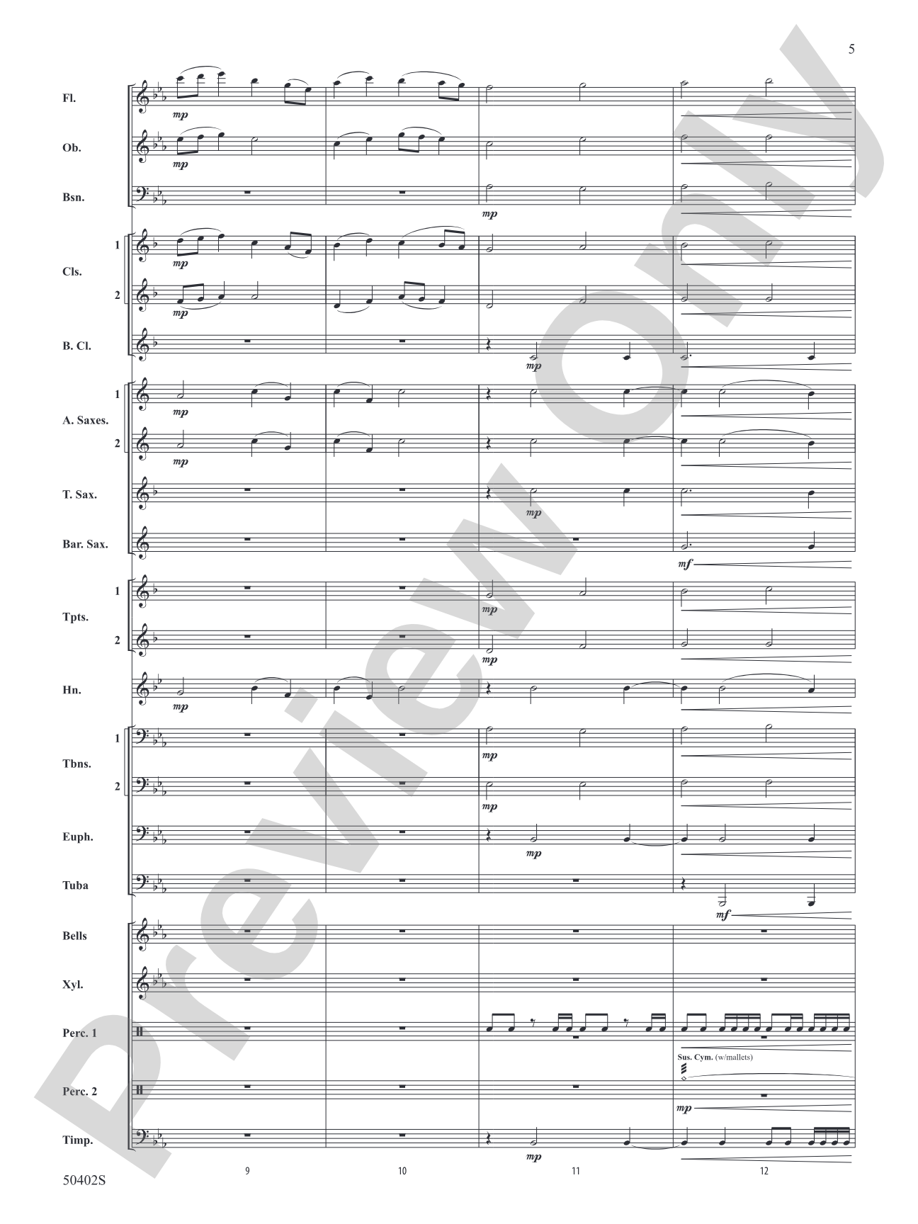 Up and Away: Concert Band Conductor Score & Parts