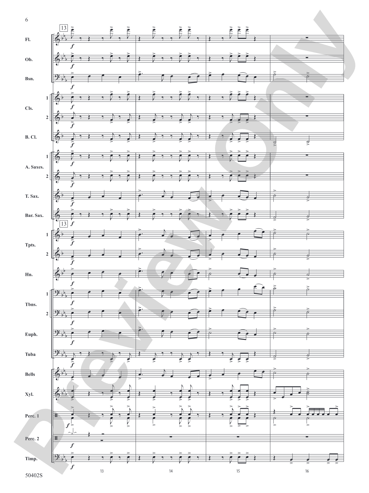 Up and Away: Concert Band Conductor Score & Parts