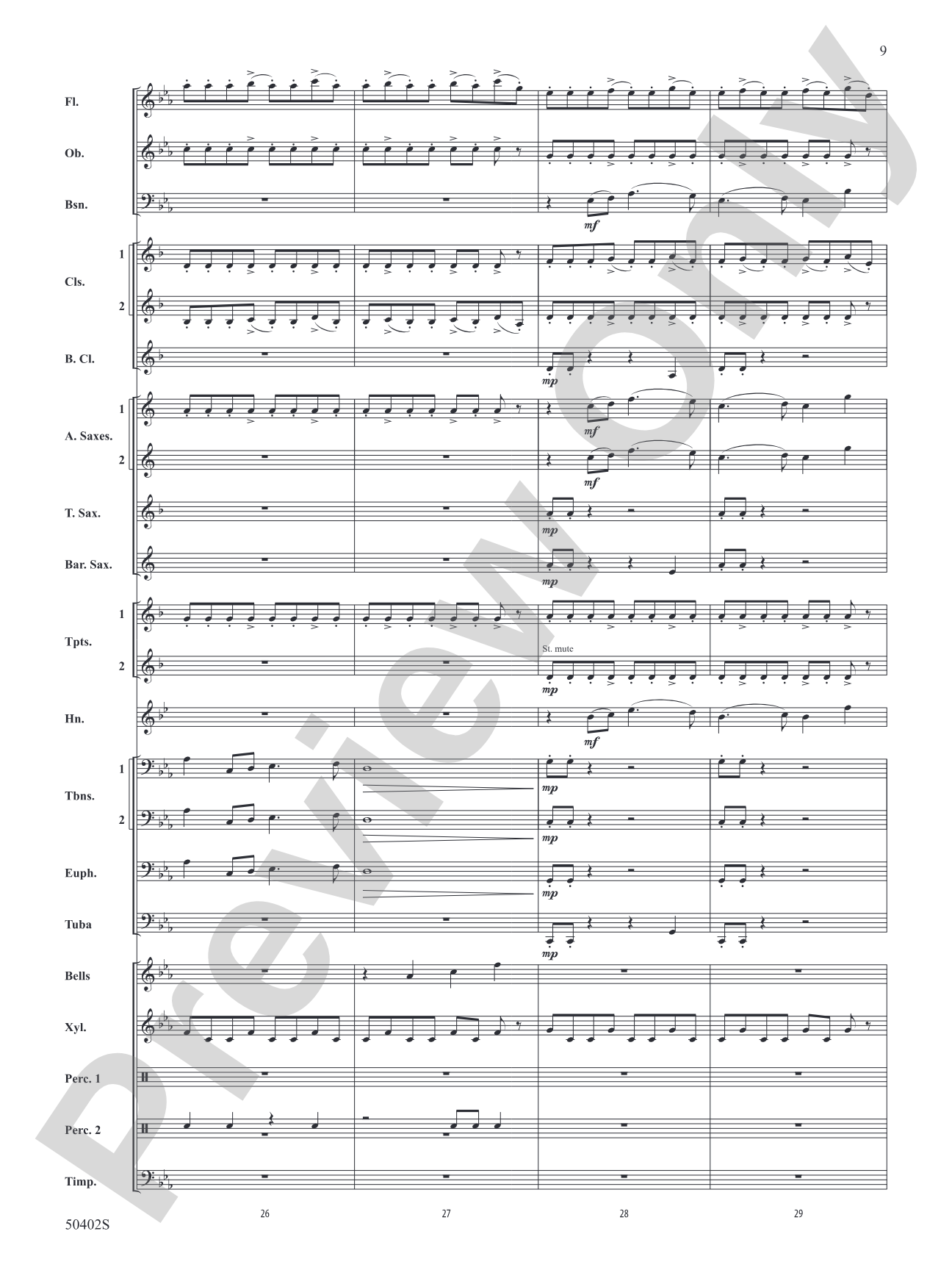 Up and Away: Concert Band Conductor Score & Parts