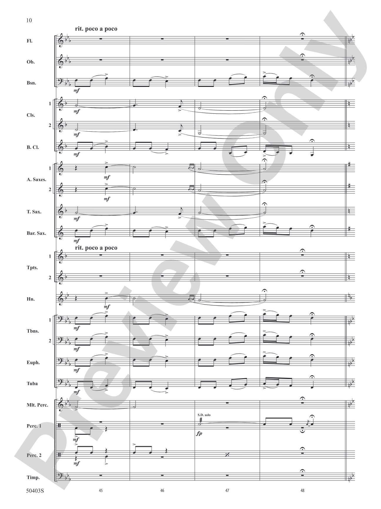 Mountain Music Throwdown: Concert Band Conductor Score & Parts