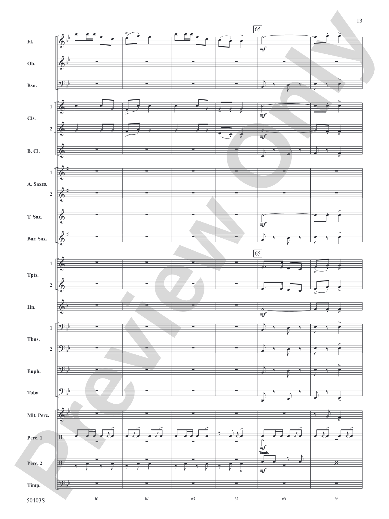 Mountain Music Throwdown: Concert Band Conductor Score & Parts