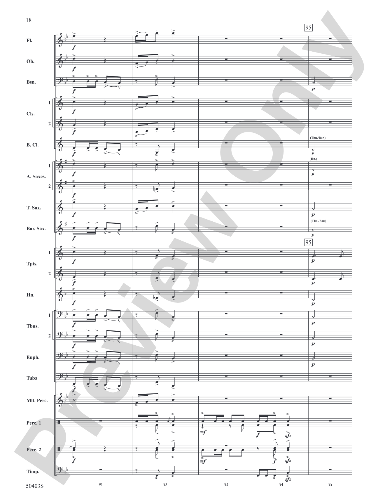 Mountain Music Throwdown: Concert Band Conductor Score & Parts