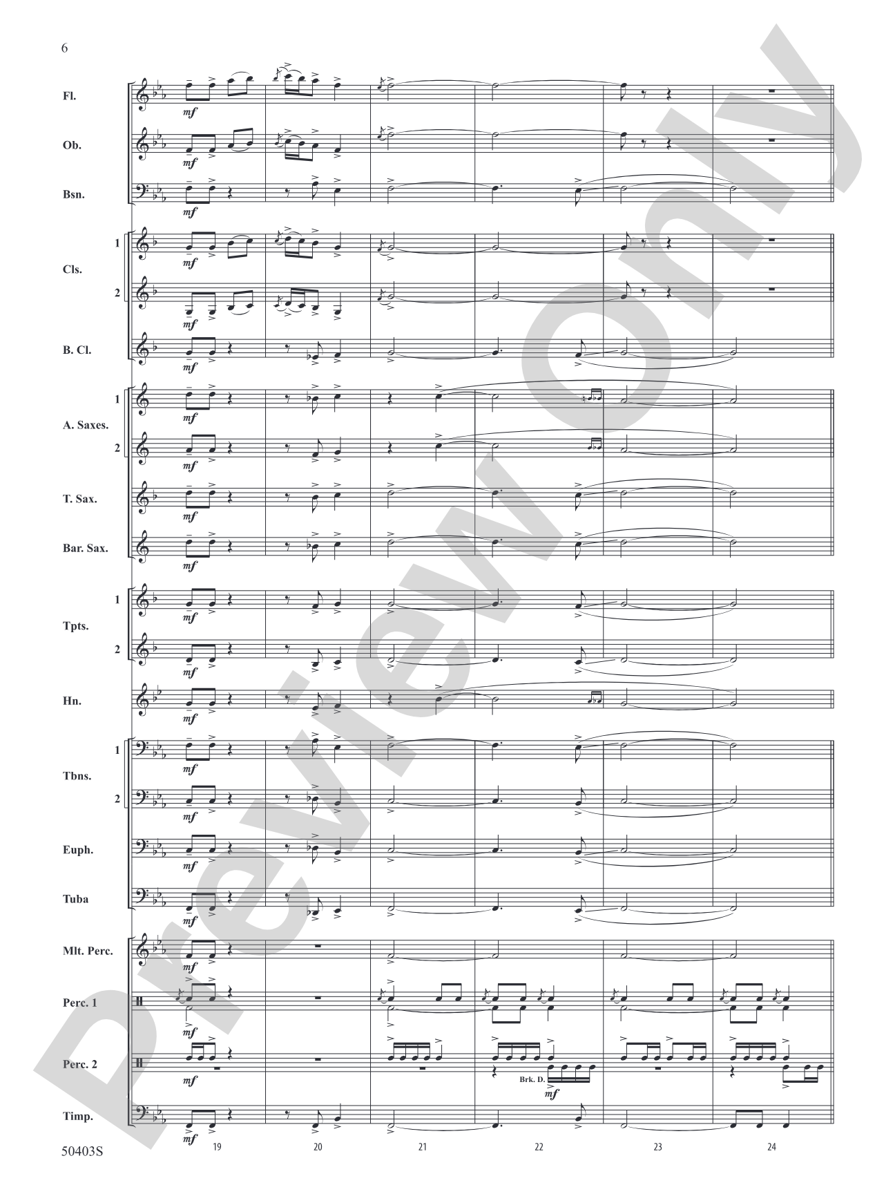 Mountain Music Throwdown: Concert Band Conductor Score & Parts