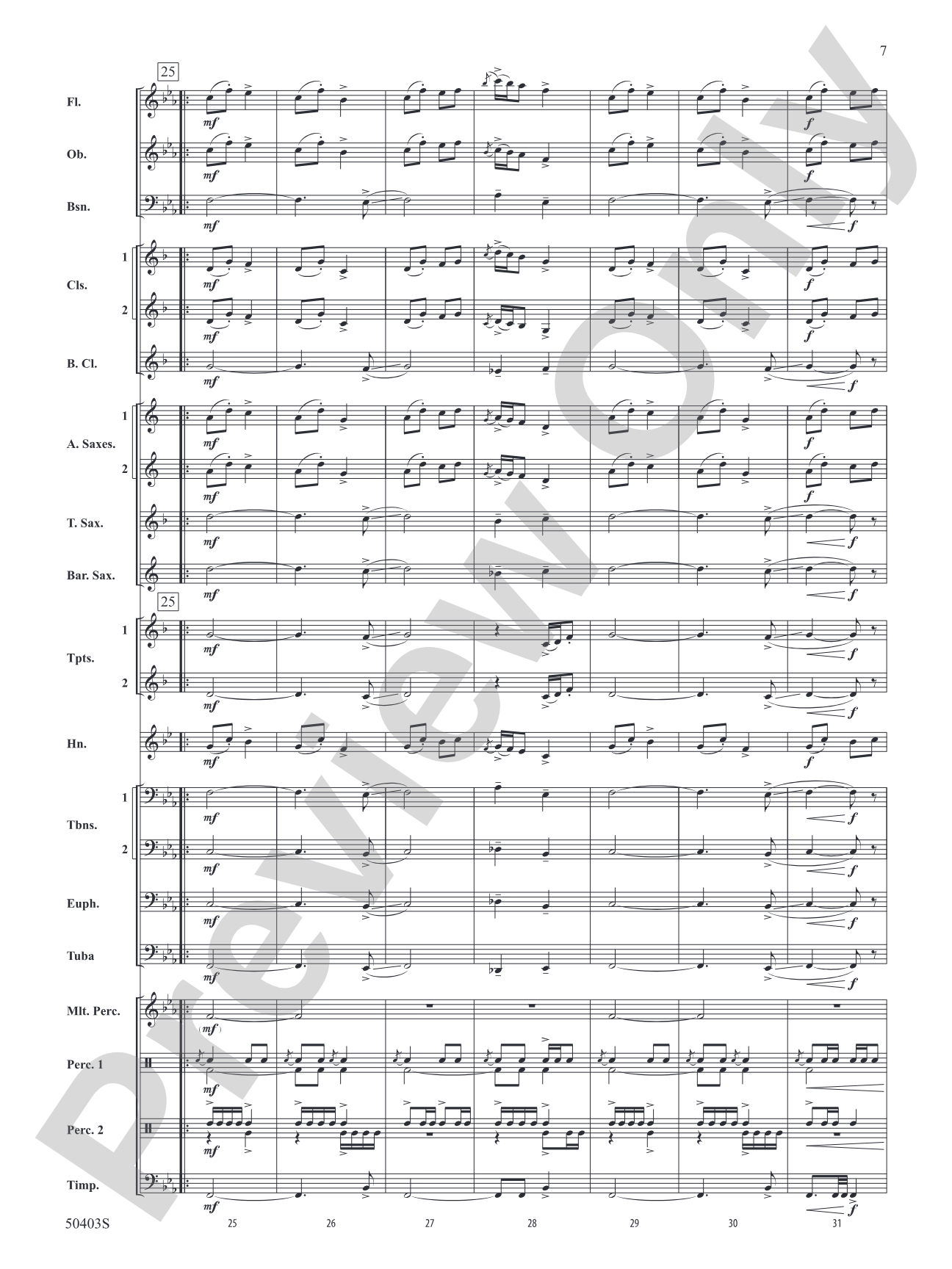 Mountain Music Throwdown: Concert Band Conductor Score & Parts