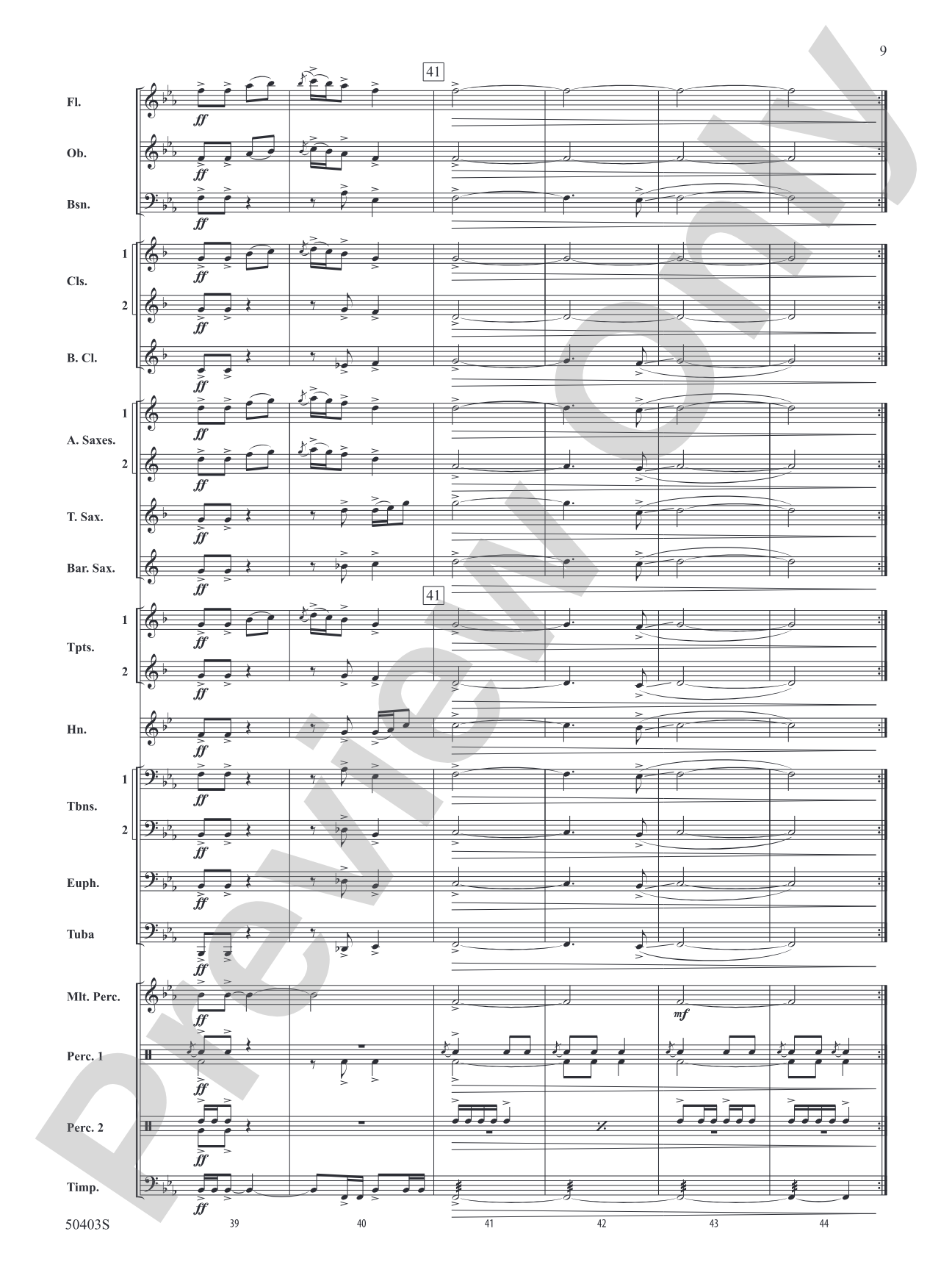 Mountain Music Throwdown: Concert Band Conductor Score & Parts
