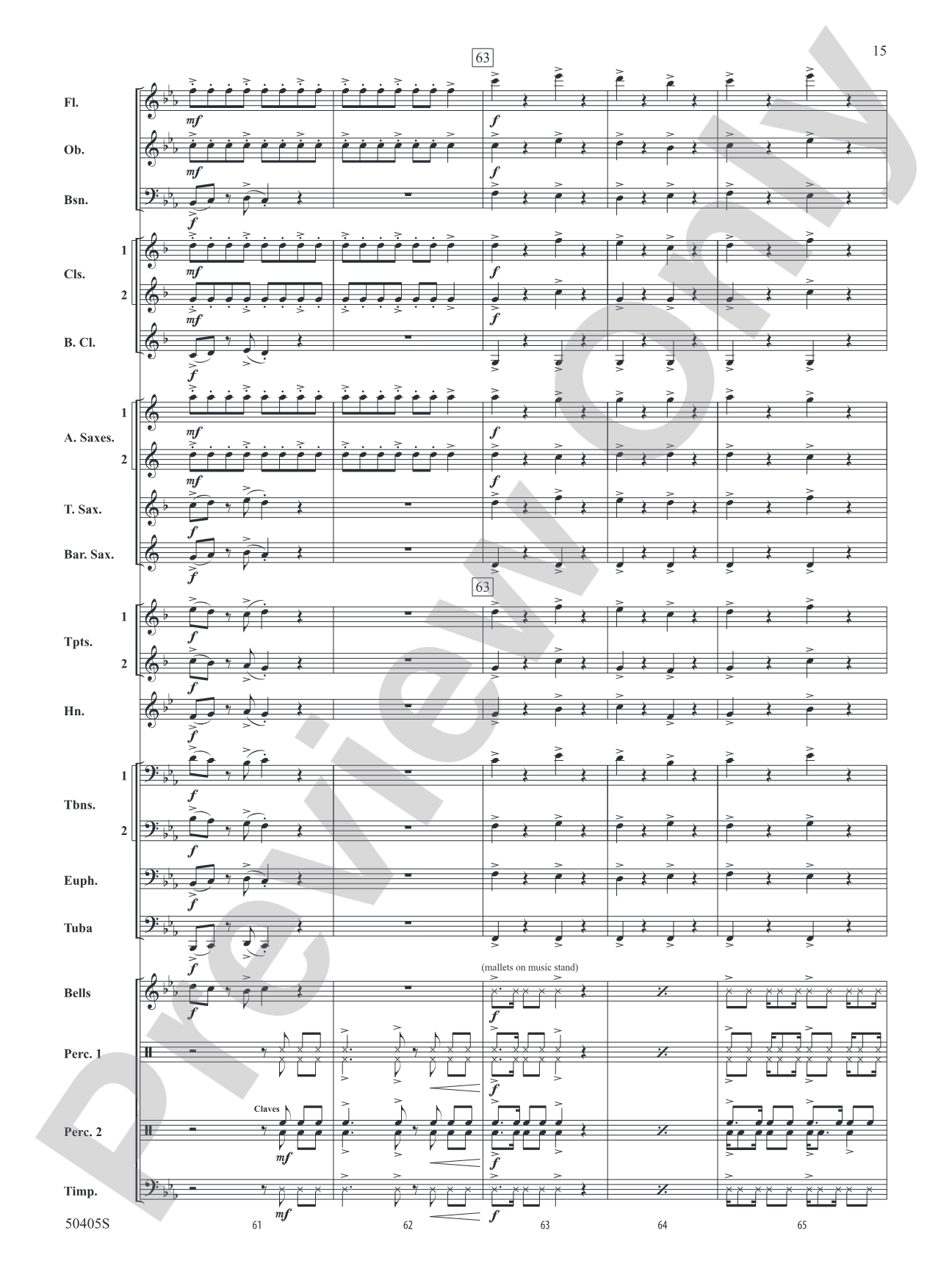 Sticky Notes: Concert Band Conductor Score & Parts